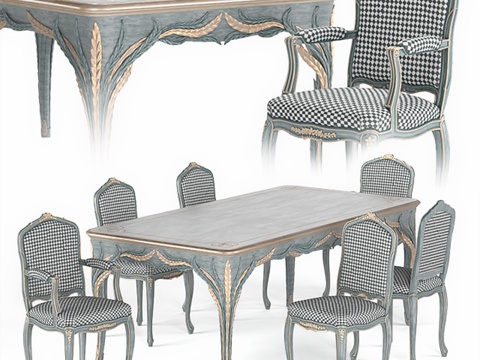  Silvano Grifoni 桌椅套装3d模型 