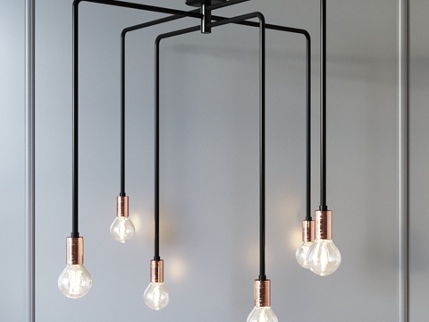  N-AXIS吊灯3d模型 