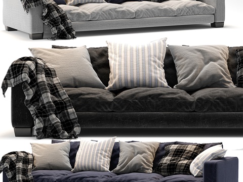  沙发_Status_02_By_FlexForm3d模型 