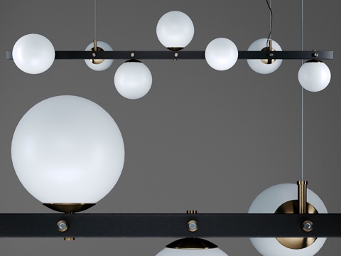  卡特兰意大利Planeta吊灯3d模型 