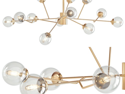  Dallas吊灯3d模型 