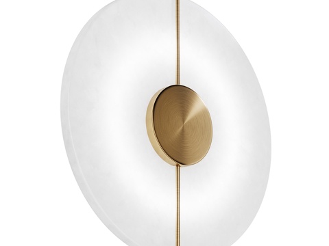  现代简约壁灯 壁灯 简约壁灯 轻奢壁灯 圆形壁灯 装饰壁灯3d模型 