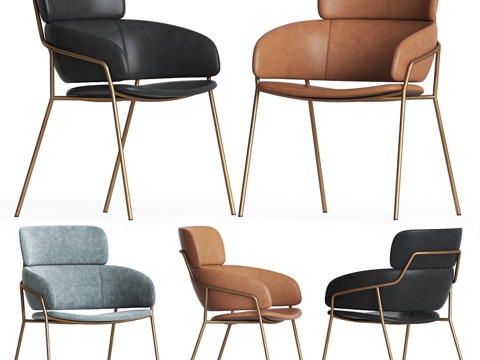  Strike LO Debi Arrmet 餐椅3d模型 