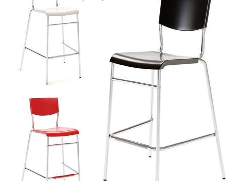  宜家STIG吧凳3d模型 