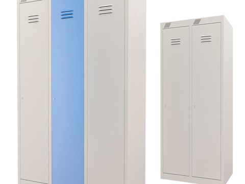  更衣室金属柜3d模型 