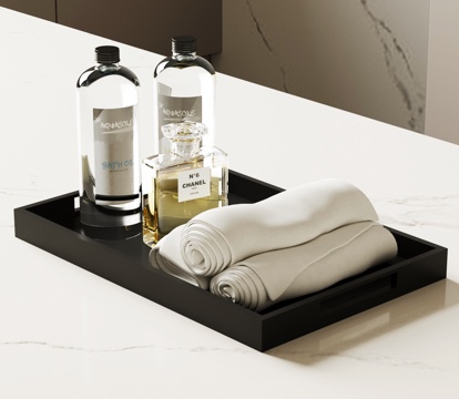 现代卫浴摆件su模型