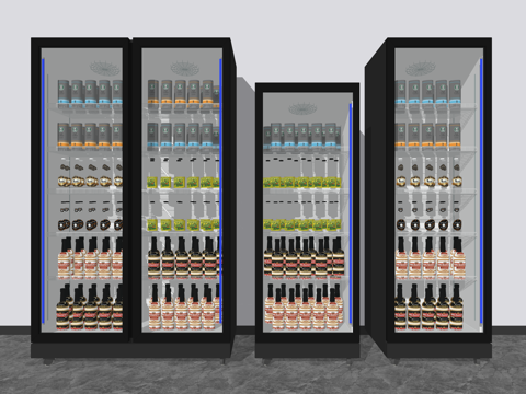 家具 电脑 灯 电器 微波炉 电视 家用电器 日用电器 冰箱su模型