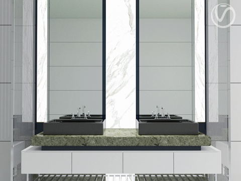  浴室家具 113d模型 