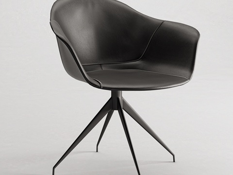  波尔多办公椅3d模型 