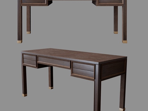  艾克霍尔茨书桌梅尔基奥尔3d模型 