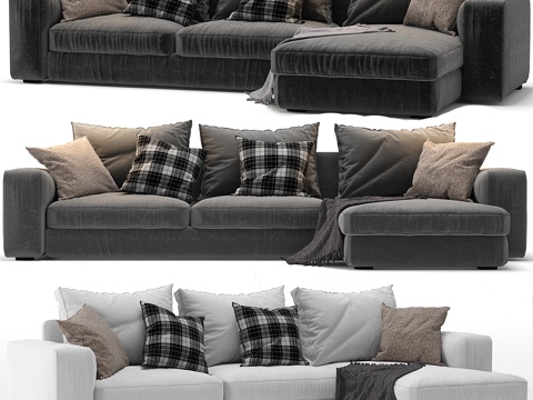  宜家Kivik系列3d模型 