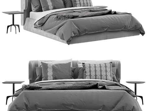  Claire Bed Ditre Italia3d模型 