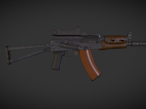  AK74U眼镜蛇瞄准具3d模型 