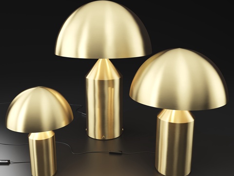  Atollo金属Oluce3d模型 