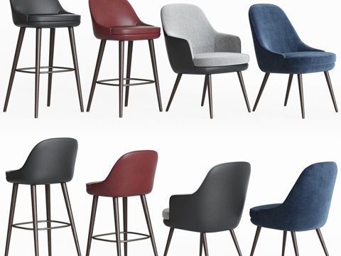  375 Walter Knoll 椅子系列3d模型 