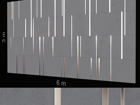  装饰墙 200.3d模型 