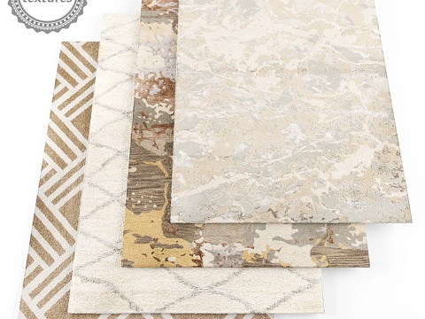  地毯套装133d模型 