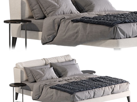  Meridiani Kira Up床3d模型 