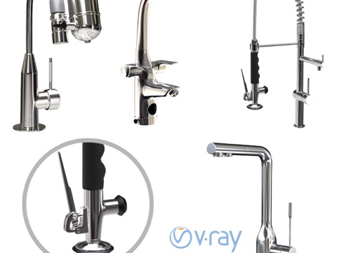  厨房水龙头3d模型 