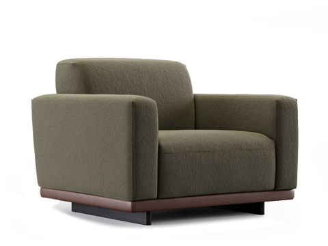  现代简约单人沙发 单人沙发 简约沙发 休闲沙发 客厅沙发3d模型 