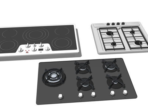 家具 电脑 灯 电器 微波炉 电视 家用电器 日用电器 冰箱su模型