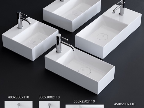  爱丽丝陶瓷 Spy 台盆套装 13d模型 