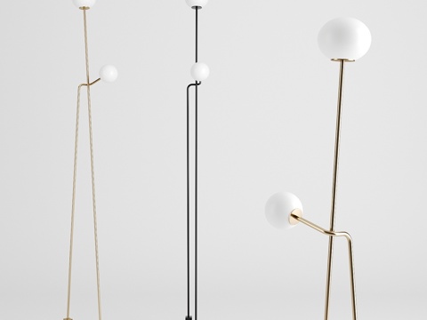  Atelier de troupe 品牌 Tempo 落地灯3d模型 