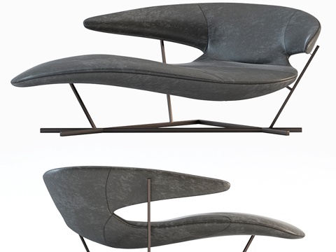  朱塞佩·维加诺设计的蝠鲼扶手椅3d模型 