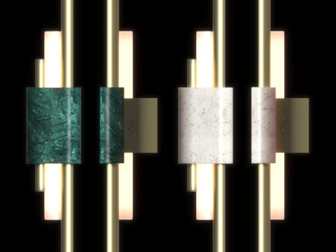  Tanto小型壁灯3d模型 