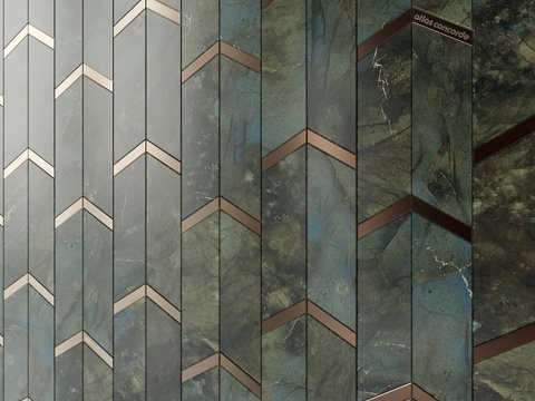  Atlas Concorde瓷砖，Mosaico Chevr3d模型 