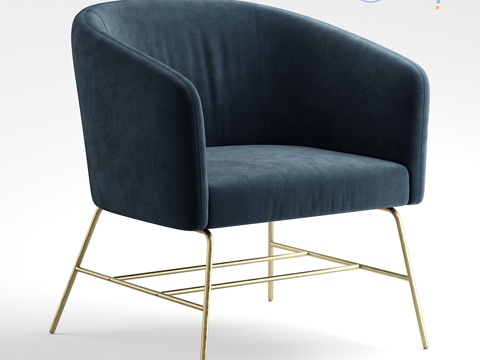  深屋系列。费城扶手椅。Art.534393d模型 