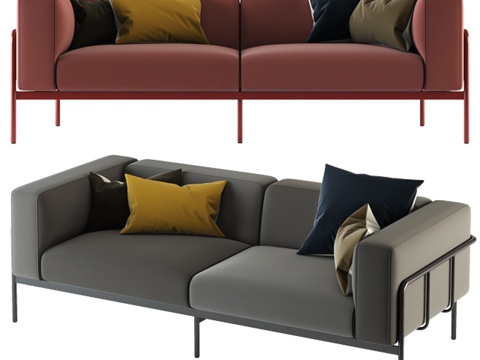  Blu Dot    Cache户外沙发3d模型 