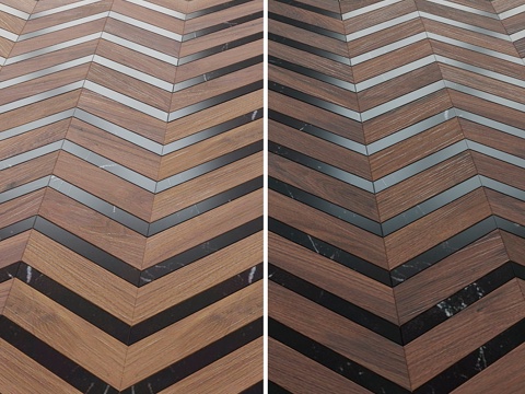  阿特拉斯协和瓷砖，大理石人字纹3d模型 