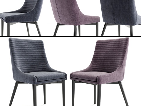  布莱塞尔条纹帕森斯椅3d模型 