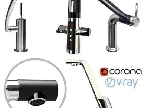  厨房水龙头3d模型 