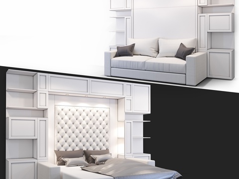  奥利西斯尊享变形家具3d模型 