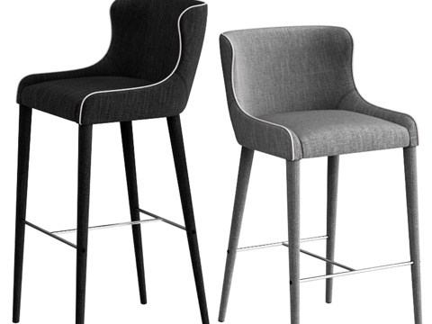  Coco Republic Markson吧凳3d模型 