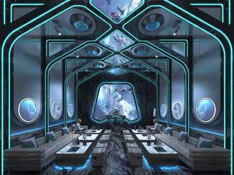  现代风格3d模型 