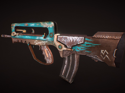  法玛斯野蛮人3d模型 