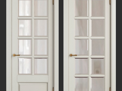  经典室内门3d模型 