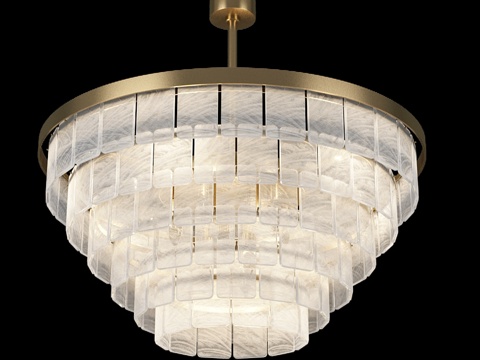  贝拉菲古拉萨维尔街吊灯CL125-753d模型 