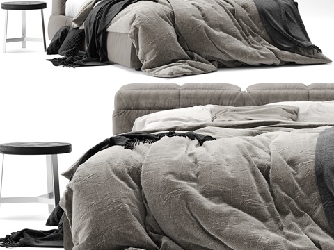  迪特雷意大利邓恩床3d模型 