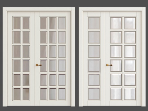  经典室内门3d模型 