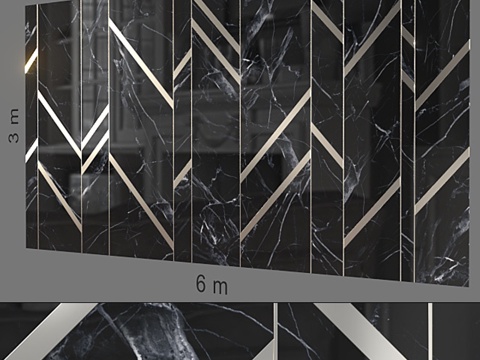  装饰墙 212.3d模型 