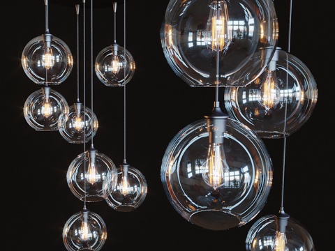  Niche现代圆形灯-73d模型 