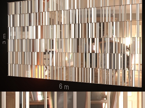  装饰墙 195.3d模型 