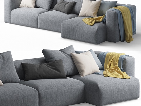  HAY Mags Soft转角沙发3d模型 