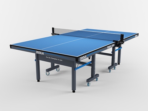  乒乓球桌3d模型 