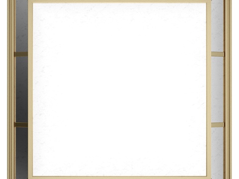  镜饰方形896453d模型 