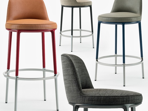  Maxalto Caratos 凳子3d模型 